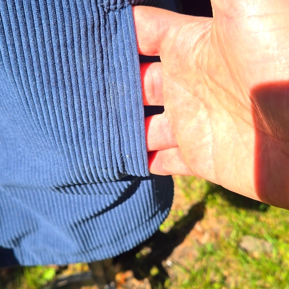 AVEC LES FILLES ▪︎ Women's Teal Corduroy Shacket, Size Medium - Picture 3 of 10